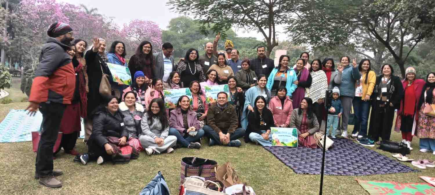 लोहिया पार्क में हरियाली अड्डा लखनऊ का हुआ शानदार मीटअप 