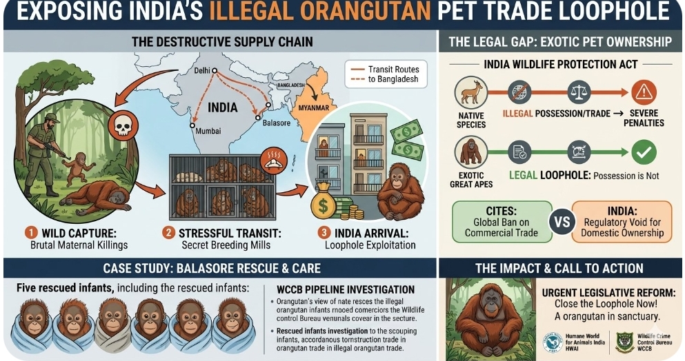 Legal Loopholes Fueling the Inhumane Primate Trade in India?