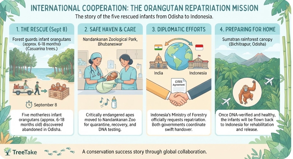 Diplomatic Coordination Intensifies to Repatriate Rescued Orangutan Infants