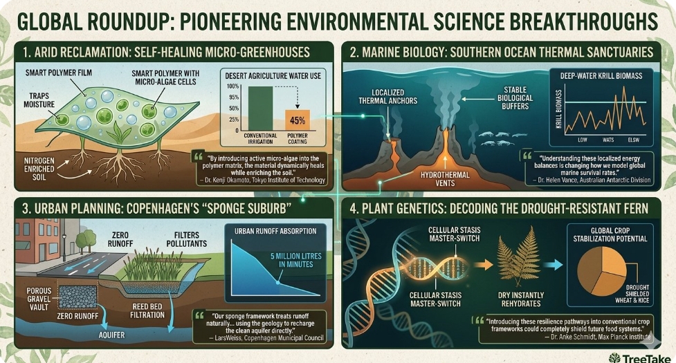 GLOBAL ENVIRONMENT ROUNDUP: LABS, OCEANS, AND CITIES PIONEERING CLIMATE RESILIENCE