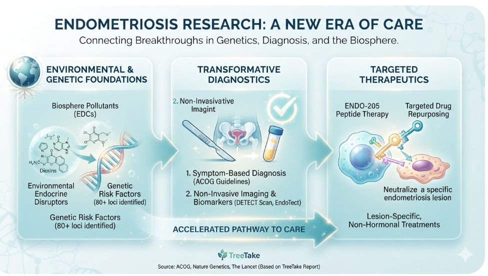 Tracking the Paradigm Shift in Endometriosis Research: New Diagnostics, Genetic Mapping, and Targeted Therapies