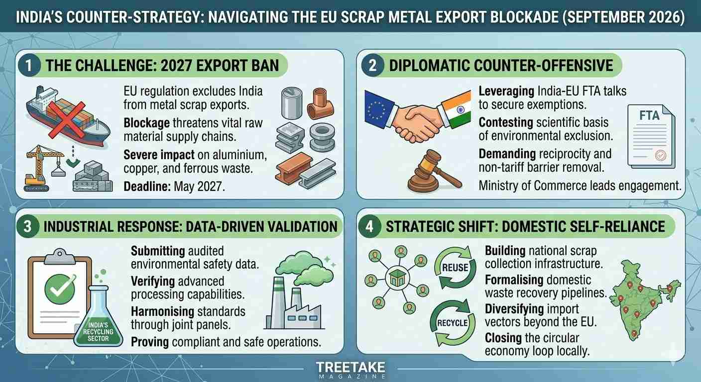 Commerce Ministry Mounts Diplomatic Offensive Against Impending European Metal Scrap Export Ban