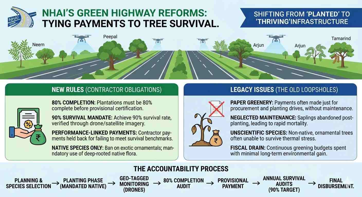  NHAI Rewrites Infrastructure Mandates to Enforce Accountability in Highway Plantations