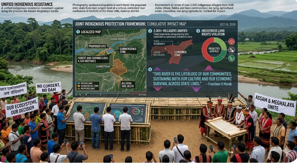 Assam and Meghalaya Grassroots Coalition Unites to Oppose Inter-State Dam Construction