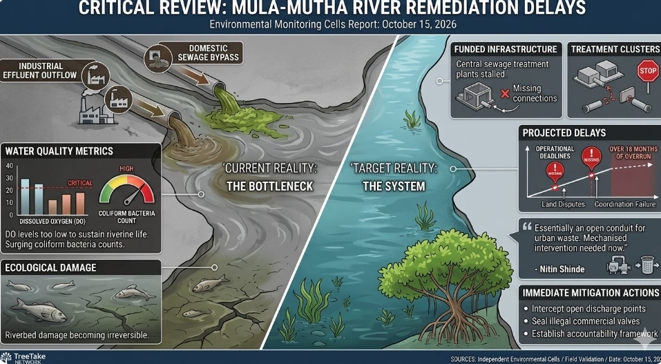 Environmental Monitoring Cells Issue Critical Review of Delayed Mula Mutha River Remediation Project