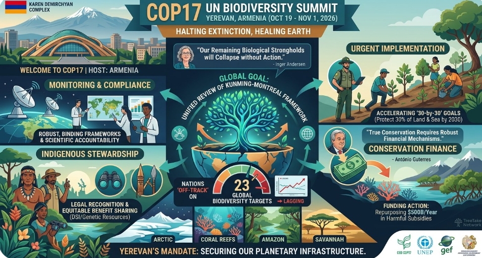 Global Nations Convene for UN Biodiversity Summit in Yerevan to Confront Off-Track Ecological Targets