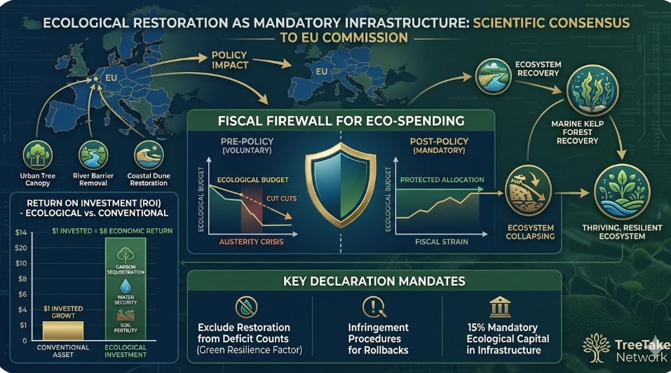 Scientists demand mandatory status for ecological recovery investments across the European Union