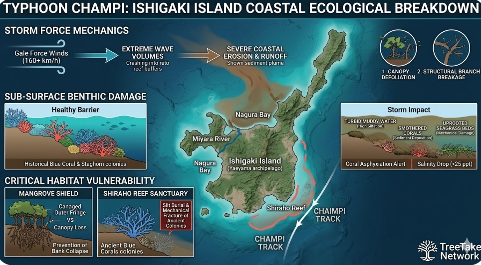 Typhoon Champi battering sparks intense coastal ecosystem assessments across Japans southwestern islands
