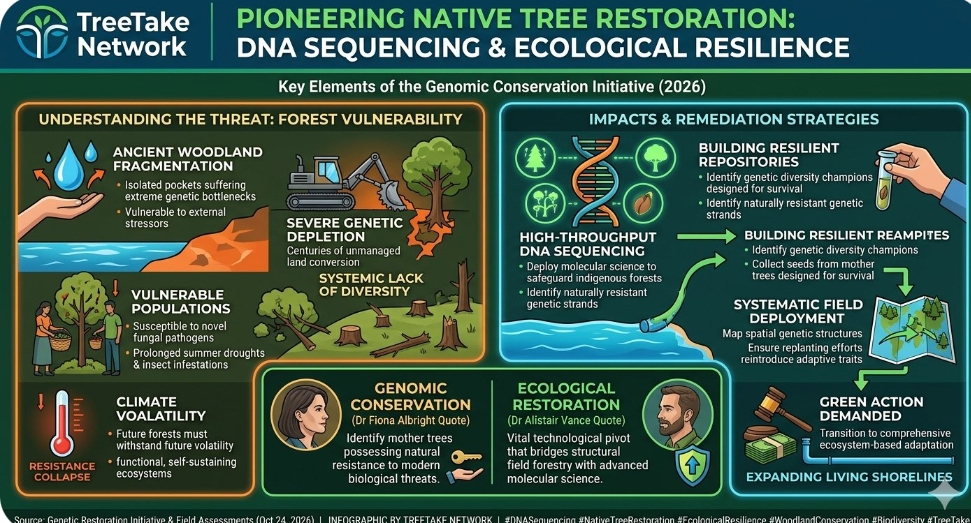 Conservation geneticists launch pioneering native tree restoration initiative utilising DNA sequencing