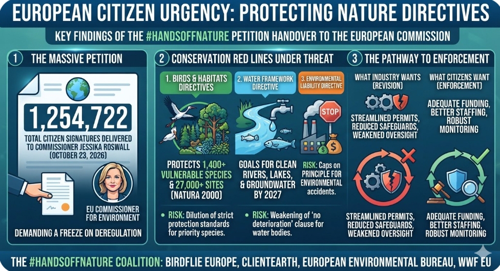 Massive European coalition demands total freeze on environmental deregulation
