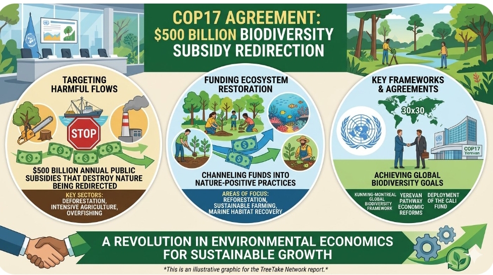 Global biodiversity pact triggers half-trillion dollar redirection of nature-harmful subsidies