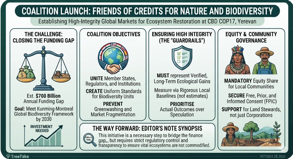 European Union Launches International Coalition for Biodiversity Credits at Summit