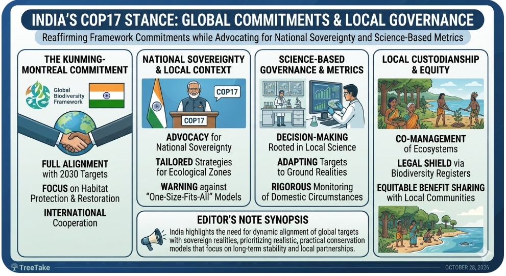 India Reaffirms Global Biodiversity Commitments While Urging Science-Based Local Governance at Yerevan Summit