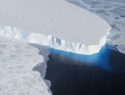 Newly disintegrated Antarctic ice shelf reveals uncharted maritime channel named after polar journalist