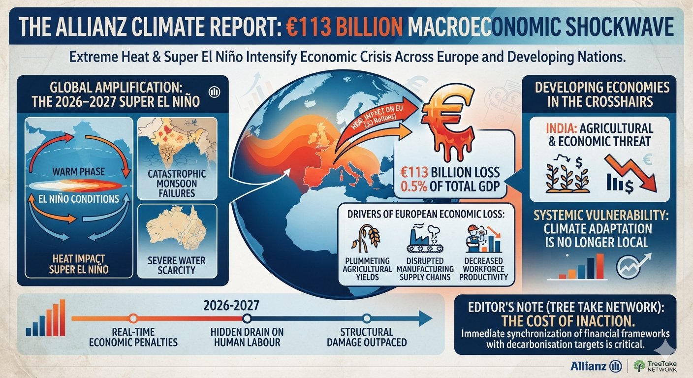 Allianz Report Exposes €113 Billion Climate Bill as El Niño Intensifies